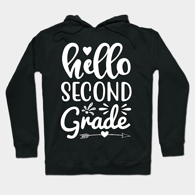 hello second grade Hoodie by AmineDesigns